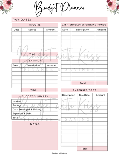 Digital Budget Planner