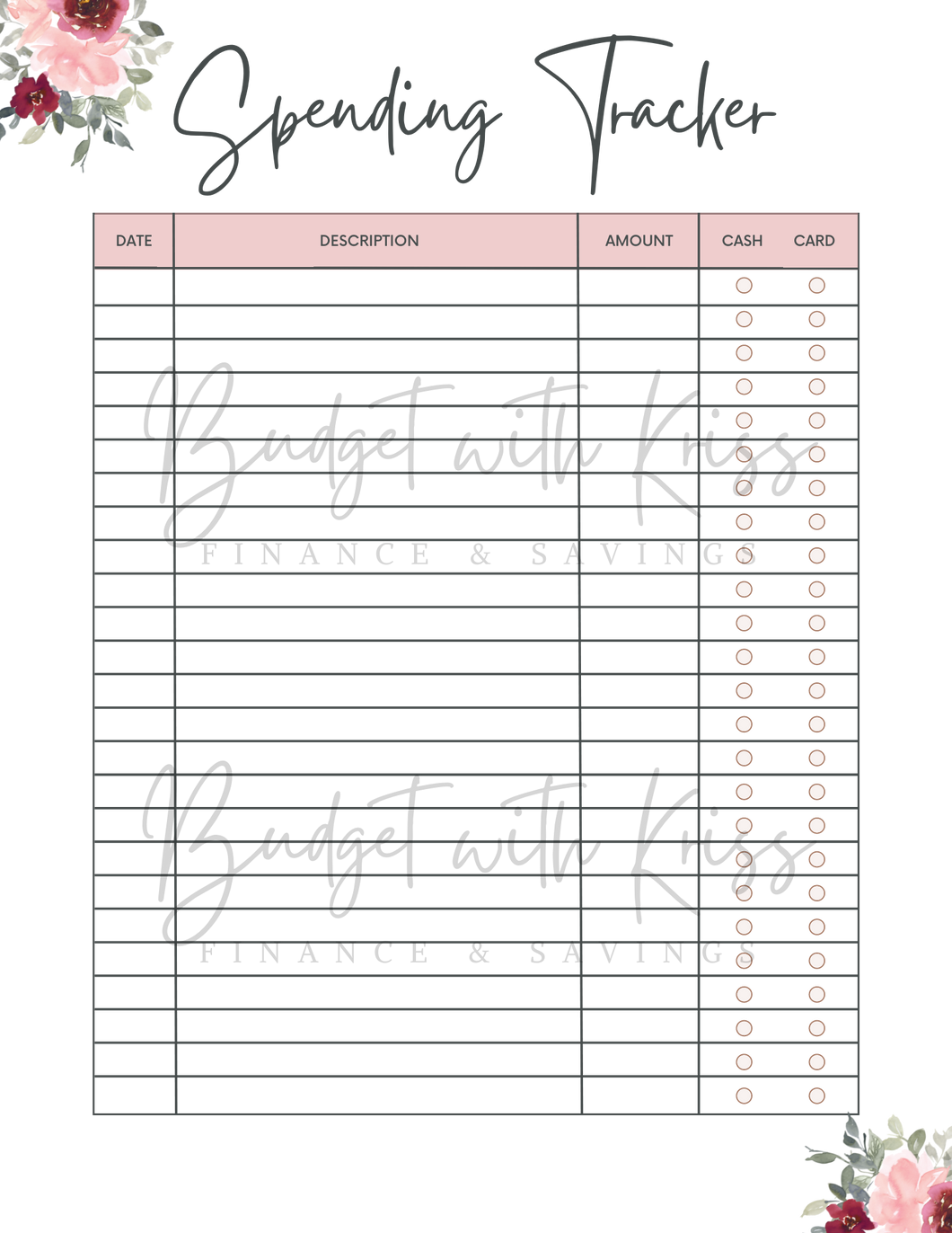 Digital Spending Tracker