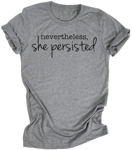 SHE PERSISTED